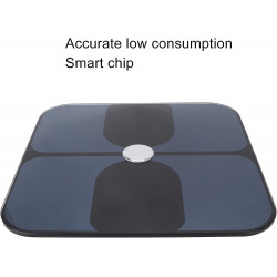 DIGI Plus Smart Wireless Digital Bathroom Scales with LCD Display for Body Weight Fat Water BMI BMX Muscle Mass