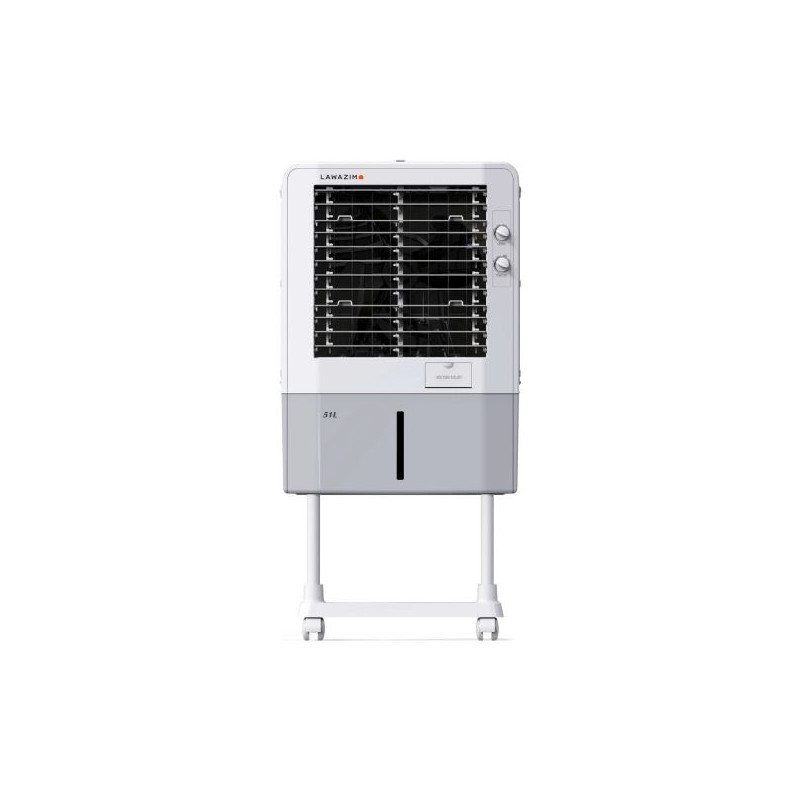 LAWAZIM Portable Desert Air Conditioner for 111 Cubic meters, 51L, White - K50058